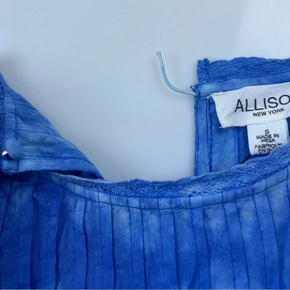 Allison New York INDIGO GARMENT DYE Sara Top N273-42 - Picture 3 of 8